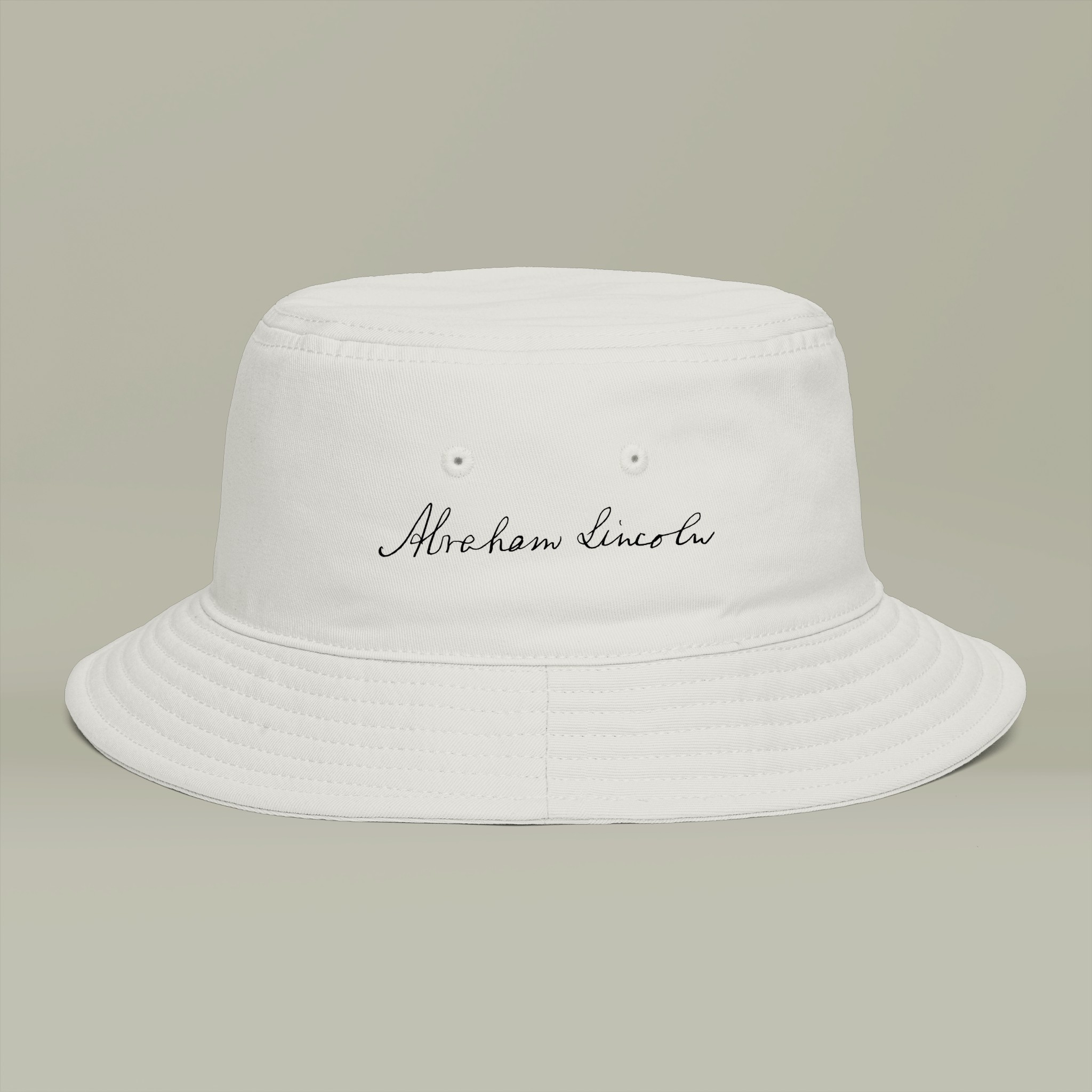 The Signature Hat with Abraham Lincoln's autograph