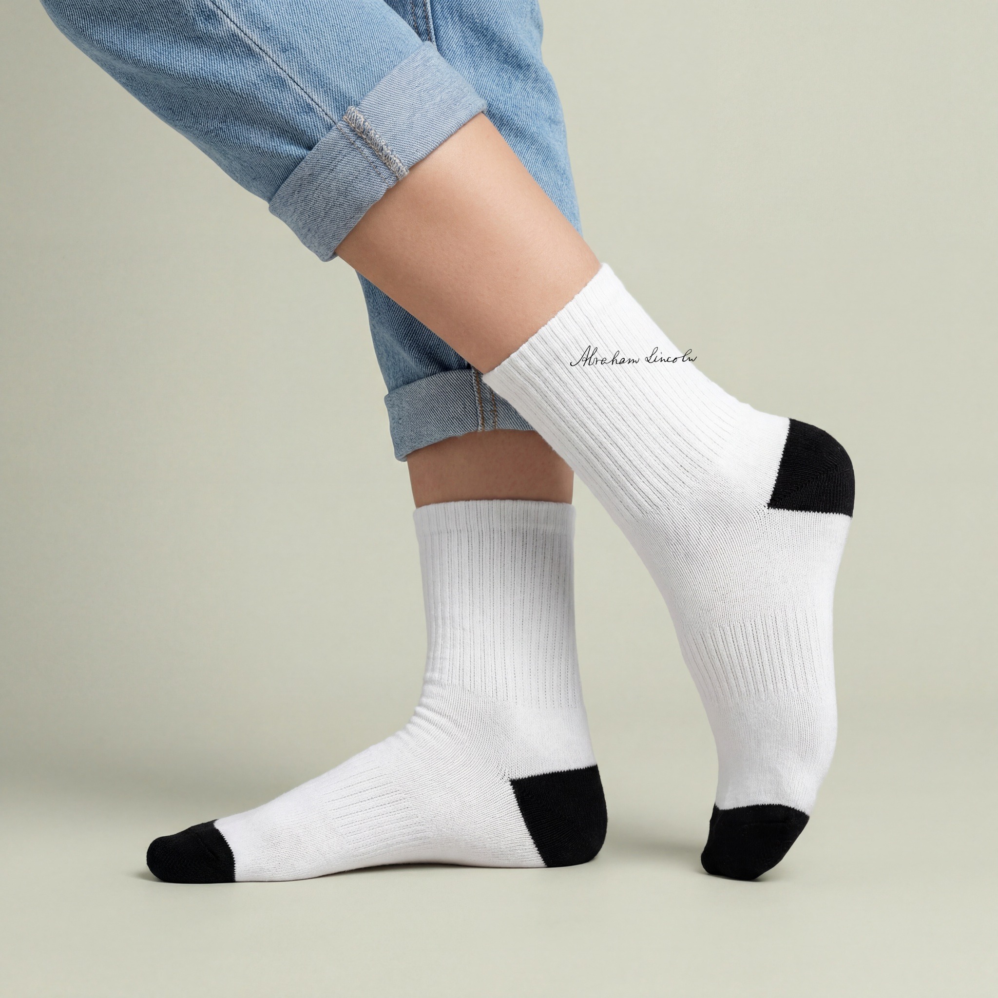 The Signature Socks with Abraham Lincoln's autograph